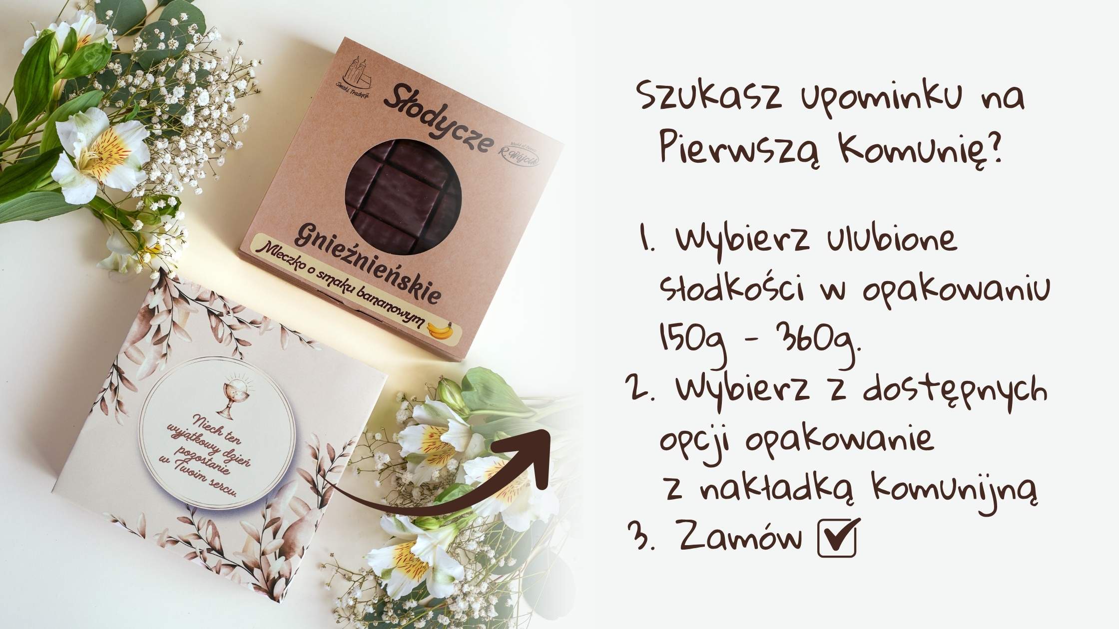 grafika jak zamówić produkty z nakładką komunijną 